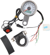 Programmable Mini Electronic Speedometer with Odometer/Tripmeter - 1.87\" - Polished 1986 - 2003