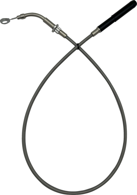 EZ Install Upper Clutch Cable - FLTR/FLHX \'21-\'23 - +6\" - Braided 2021 - 2023