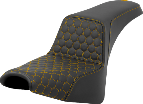 Step-Up Seat - Honeycomb - Gold Stitching - FXBB/FXST \'18-\'24 2018 - 2024