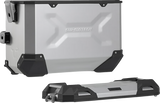 TRAX ADV Aluminum Case System - Silver - Suzuki V-Strom 650 \'16-\'24 2016 - 2024