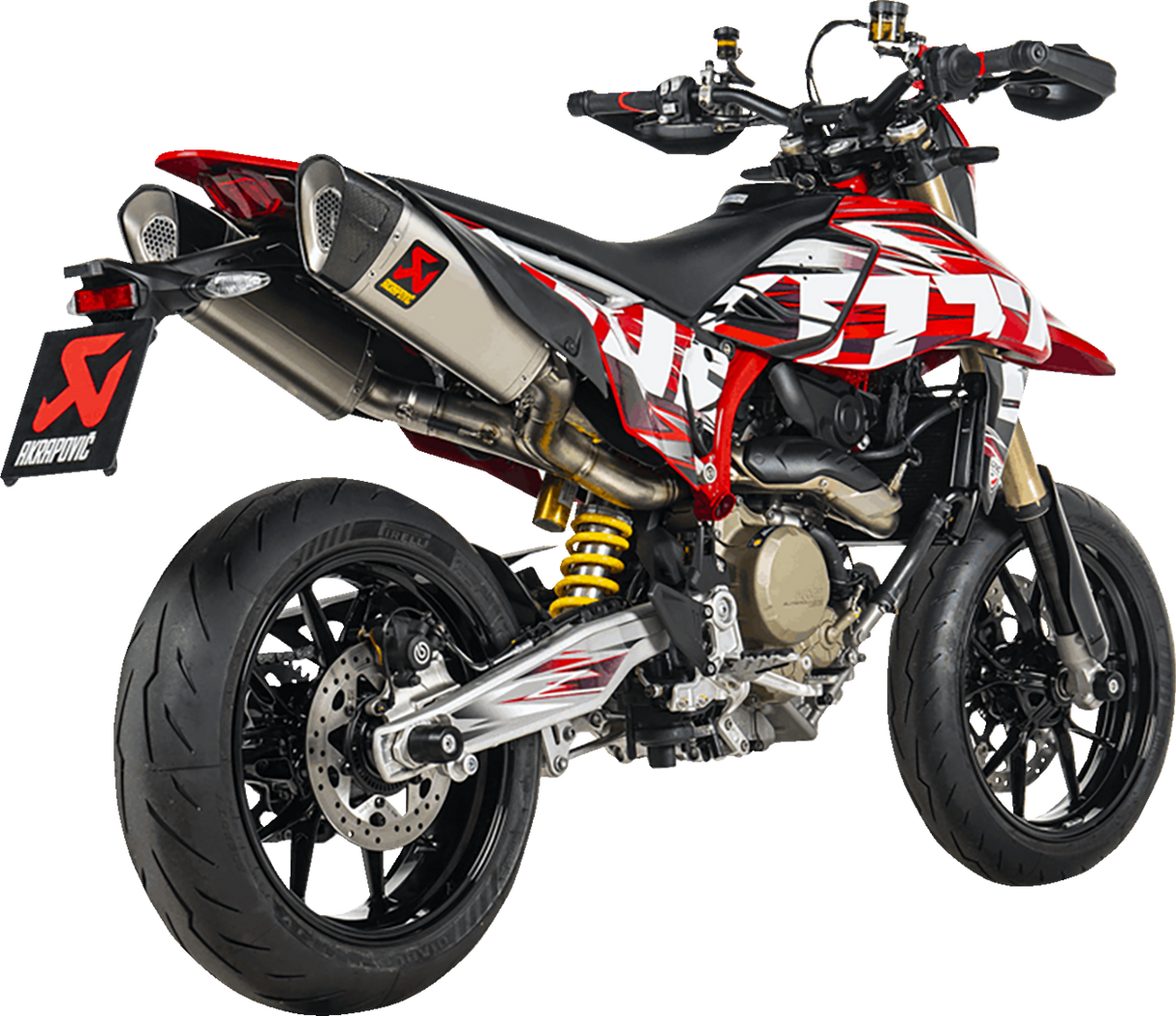 Slip-On Line Mufflers - Titanium - Hypermotard 698 2024 - 2025