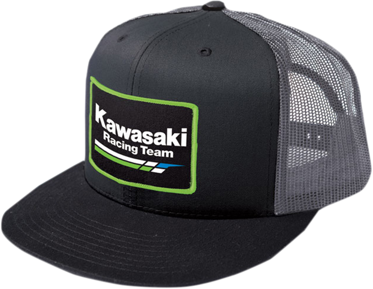 Kawasaki Racing Hat - Black/Gray