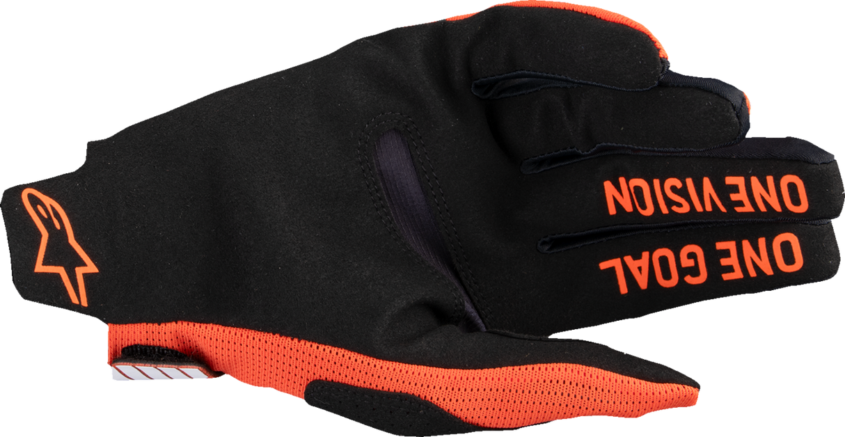 Radar Pro MX Gloves - Hot Orange - Small