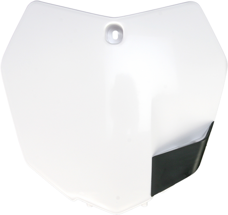 Front Number Plate - White 2012 - 2016