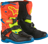 Kids Tech 3S Boots - Fluorescent Orange/Fluorescent Yellow/Blue - US 13 / EU 32