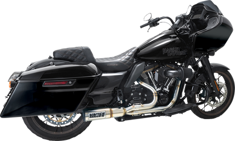 2-into-1 High Output PCX™ Exhaust System - Brushed - Touring 2017 - 2022