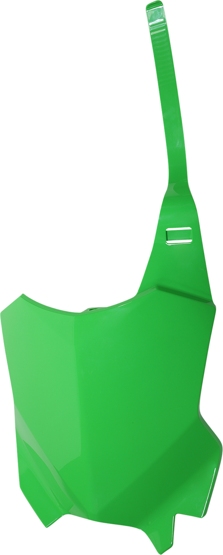 Front Number Plate - Green 2016 - 2023