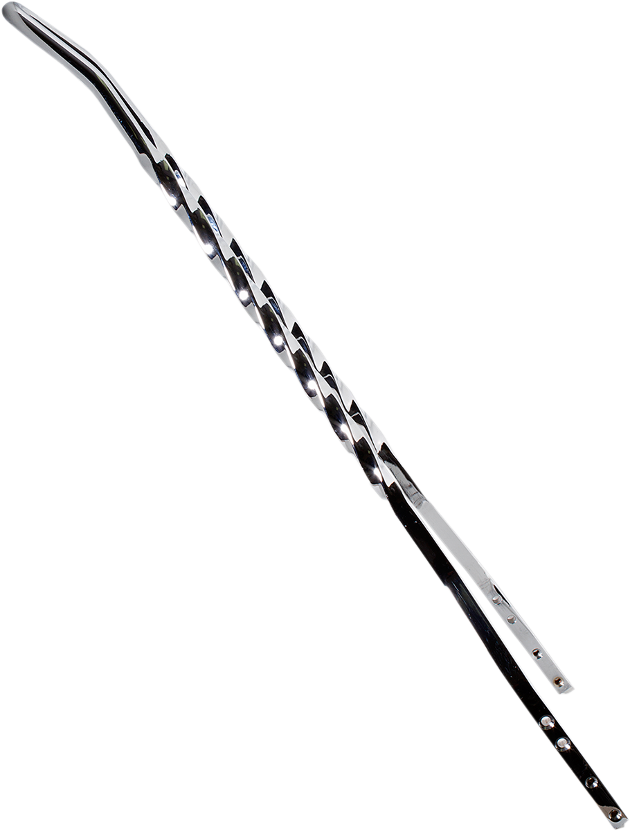 Twisted Sticks Sissy Bar - Black - 30\"