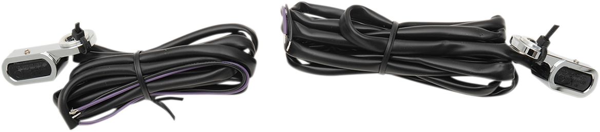 LED Handlebar Marker Lights - Hydraulic Clutch - Chrome/Smoke 2009 - 2017