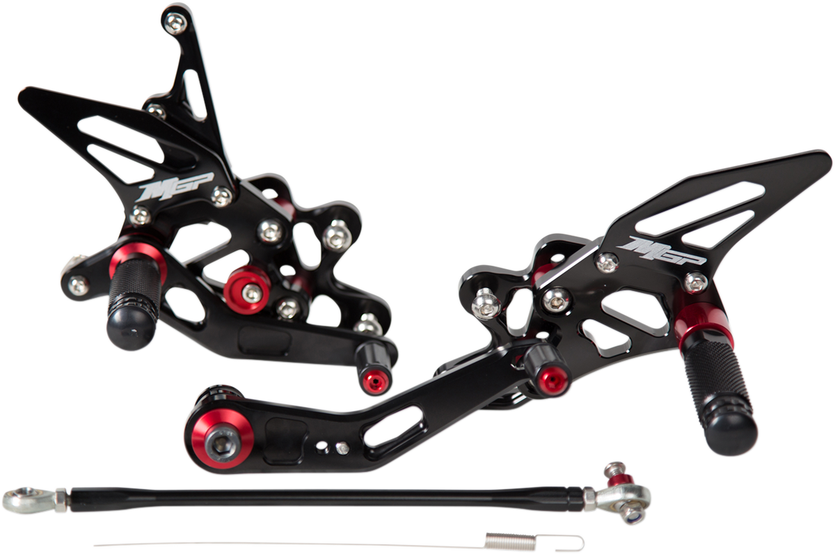 MGP Rearset - Black - Suzuki 2006 - 2023