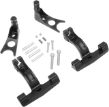 Passenger Floorboard Mount - Black - FL/FX 2000 - 2017