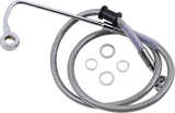 Brake Line - +2\" - Stainless Steel - \'15-\'17 Softail 2015 - 2017