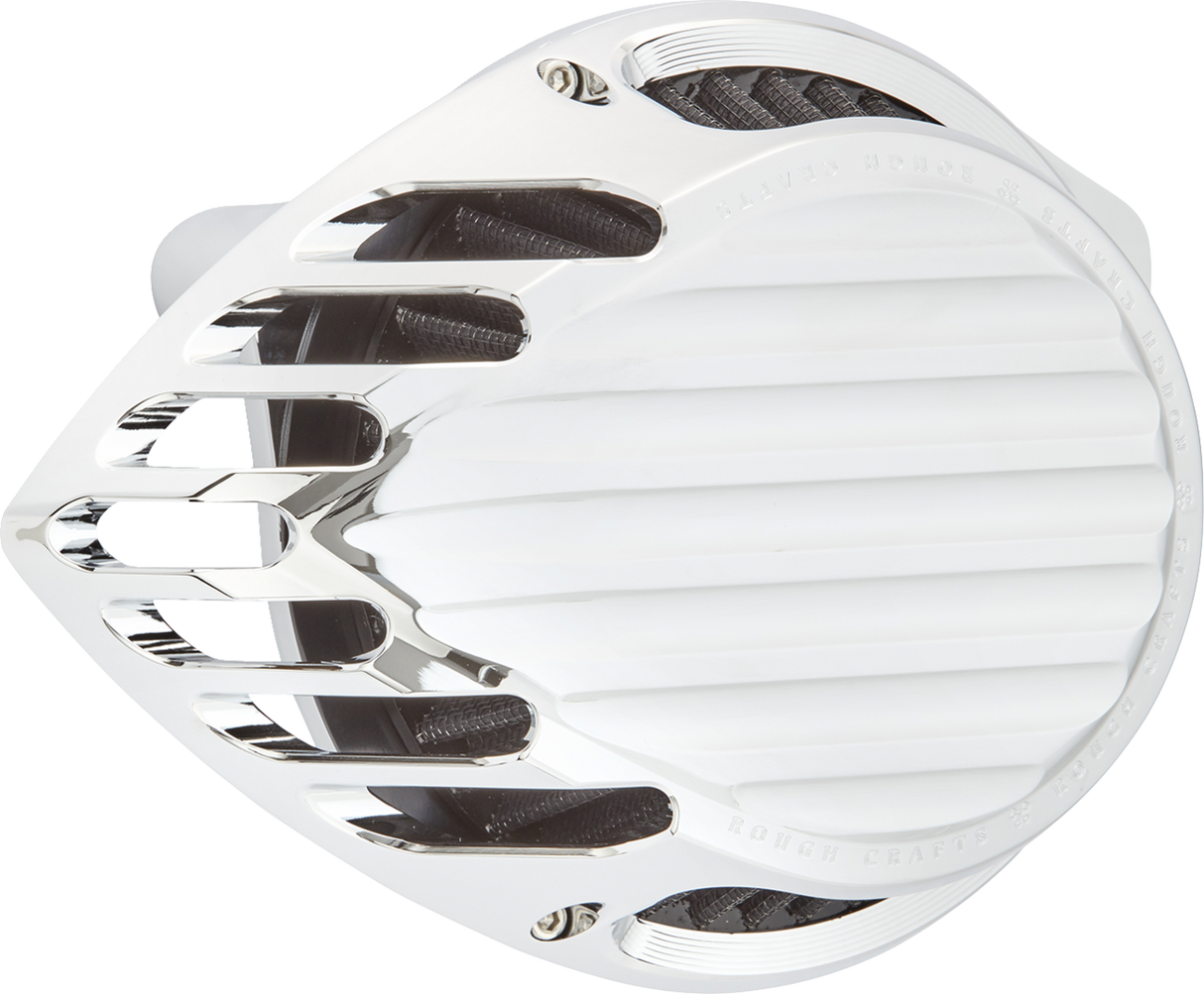 Rough Craft Air Cleaner Kit - Chrome 2023 - 2024