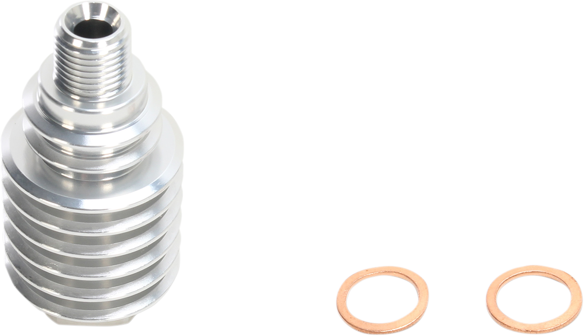 Rear Brake Caliper Cooler - Silver