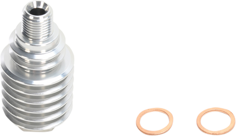 Rear Brake Caliper Cooler - Silver