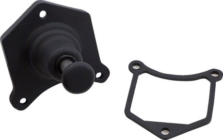Solenoid End Cover - Starter Buttons - Black
