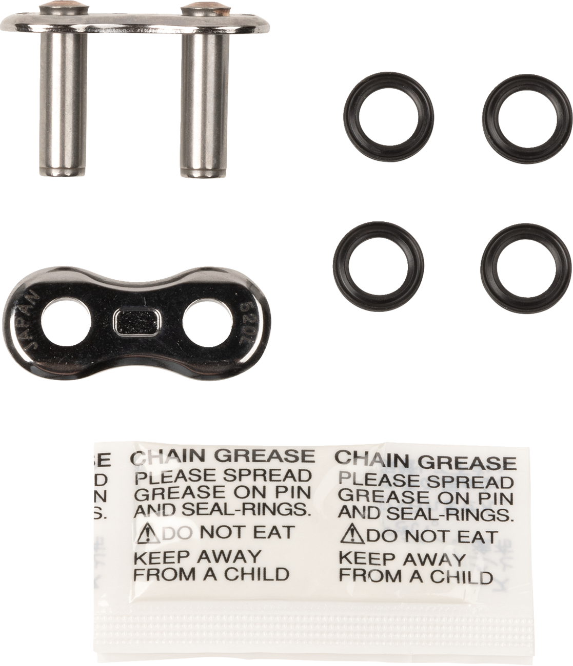 520 L3D - Connecting Link - Rivet - Chrome