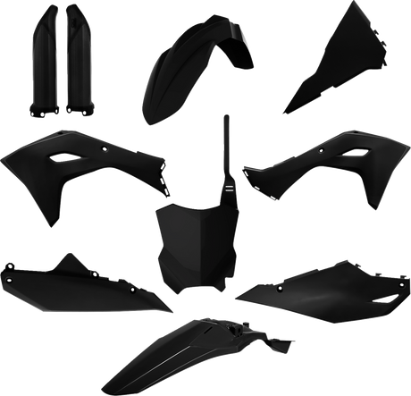 Body Kit - With Fork Guards - Black - Kawasaki - KX 450 F 2024 - 2025