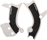 X-Grip Frame Guards - White/Black - Yamaha 2018 - 2023