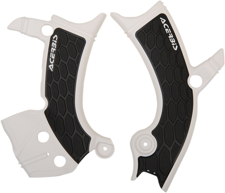X-Grip Frame Guards - White/Black - Yamaha 2018 - 2023