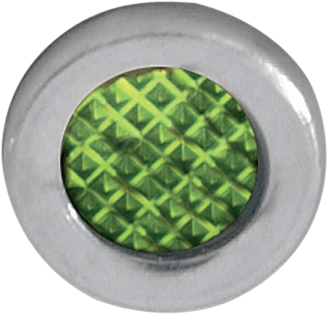 Snap-In Indicator Light - Green - Stainless Steel Bezel