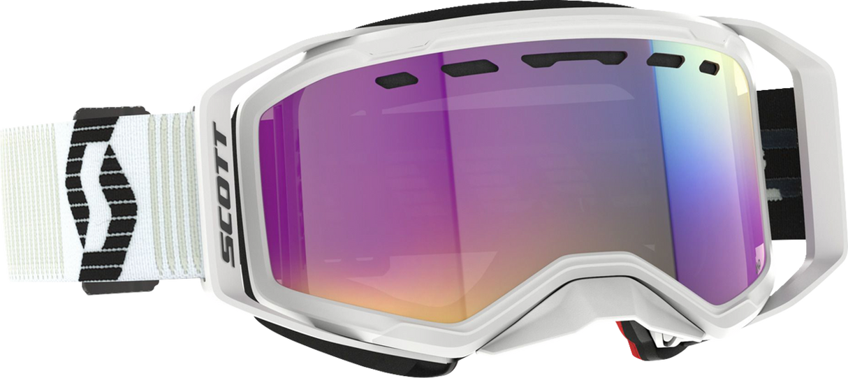 Prospect 2.0 SMB Goggle - White/Black - AMP Teal Chrome Lens