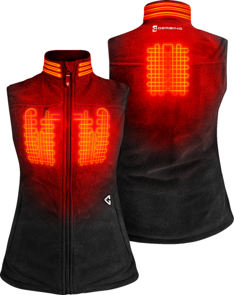 Women\'s 7V Thermite Heated Fleece Vest 2.0 - Black - Small