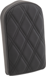 Sissy Bar Pad - Double Diamond - Black - Tall