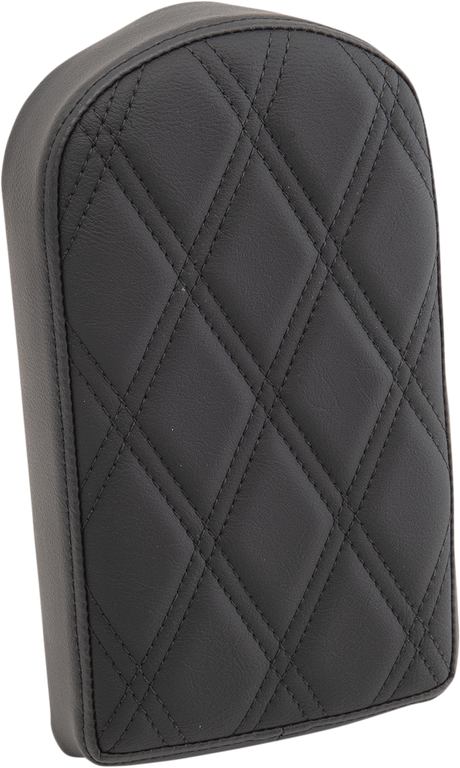 Sissy Bar Pad - Double Diamond - Black - Tall