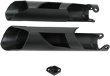 Lower Fork Covers for Inverted Forks - Black 2008 - 2015