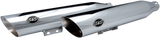 Slash Cut Race Mufflers - Chrome 2018 - 2022