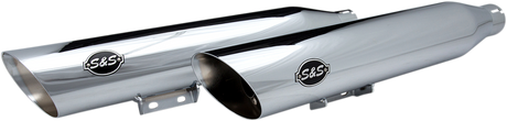 Slash Cut Race Mufflers - Chrome 2018 - 2022