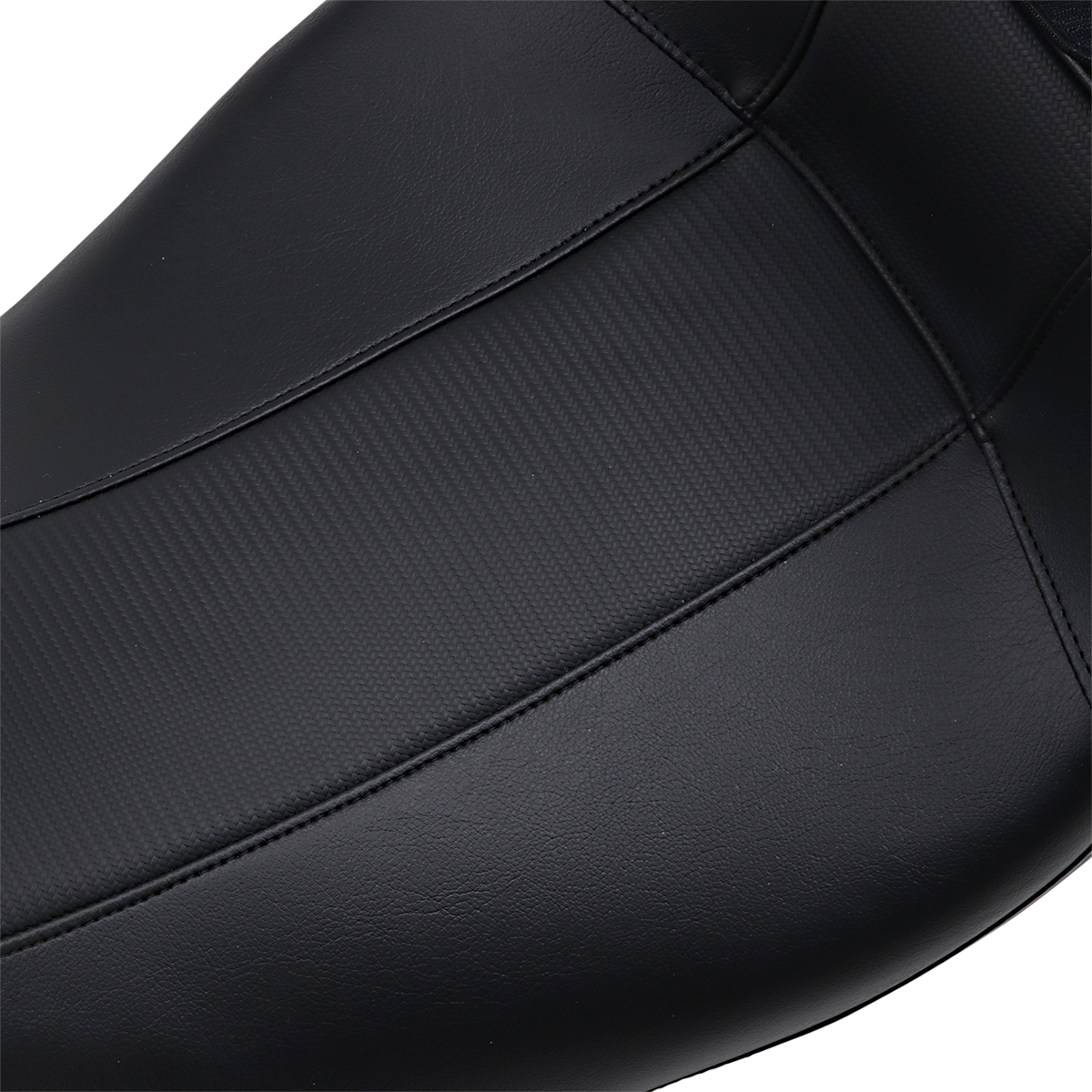 Outcast GT Seat - 2-Up - With Backrest - Black Carbon Fiber - FL \'08-\'23 2008 - 2023