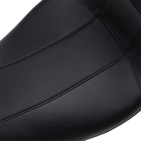 Outcast GT Seat - 2-Up - With Backrest - Black Carbon Fiber - FL \'08-\'23 2008 - 2023