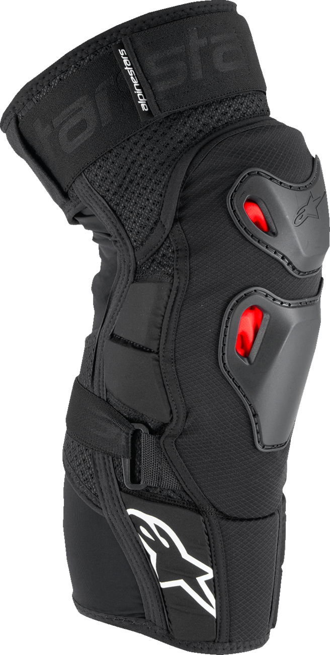 Bionic Pro Plasma Knee Protectors - Black/Red/White - L/XL