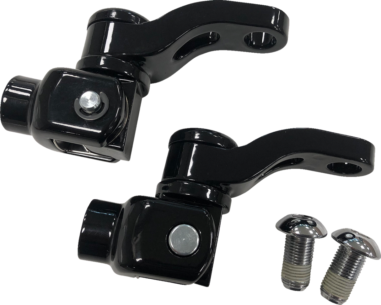 Passenger Peg Mount - Adjustable - Black 2018 - 2025