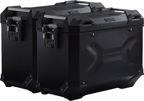 TRAX ADV Aluminum Case System - Black - Honda VFR1200X \'11-\'17 2011 - 2017