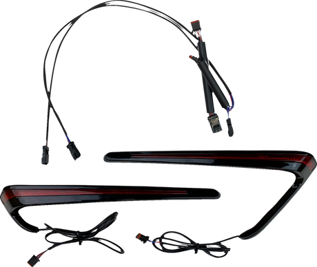 Saddlebag Lights - LED - Red Lens 2018 - 2024