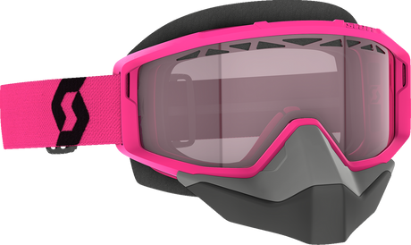 Primal Snow Cross Goggle - Pink/Black - Dual Lens - Rose