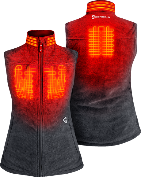 Women\'s 7V Thermite Heated Fleece Vest 2.0 - Gray - Medium