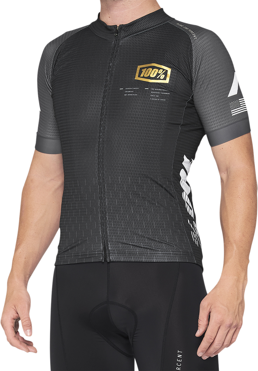 Exceeda Jersey - Short-Sleeve - Black/Charcoal - Medium