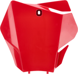 Front Number Plate - Red 2021 - 2023