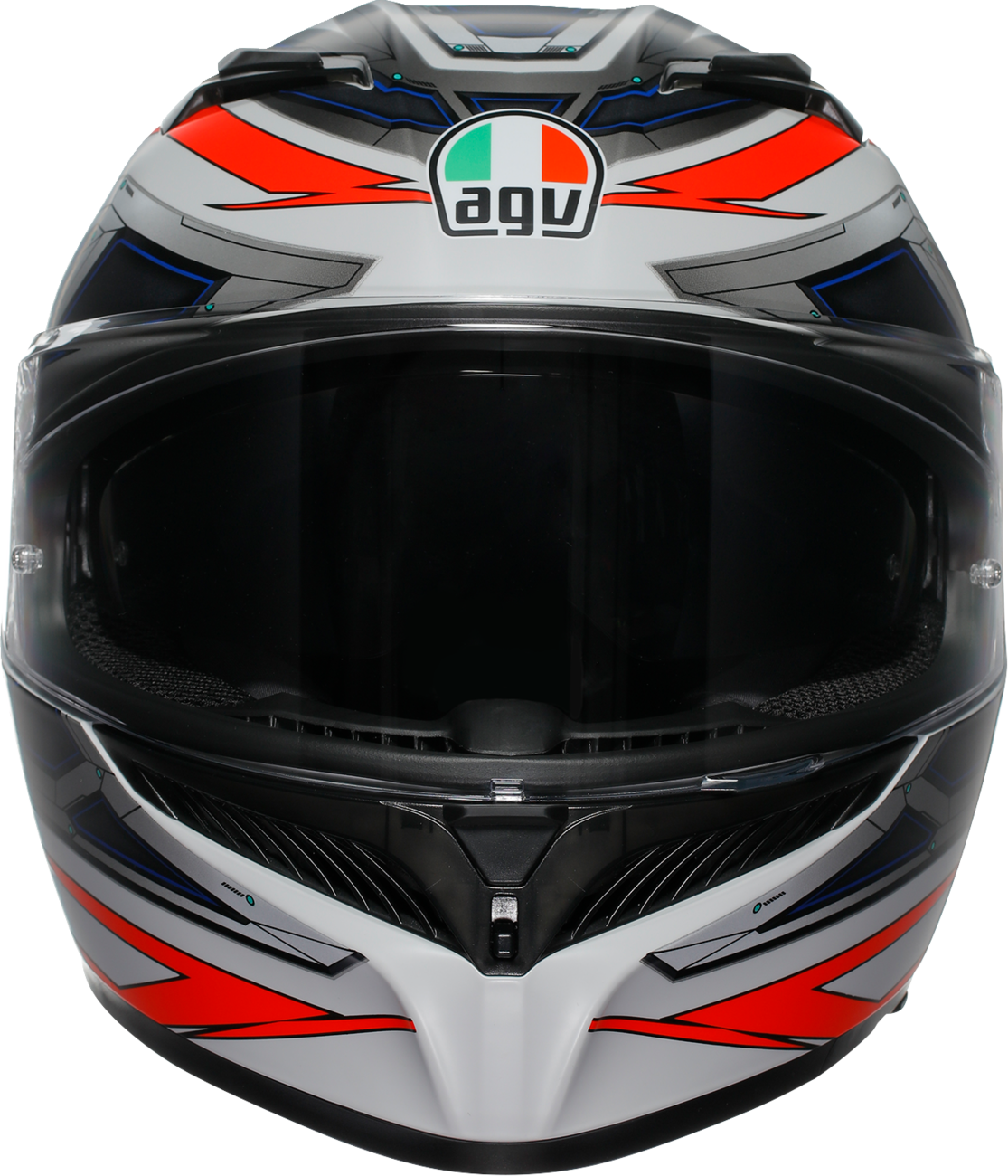 K3 Helmet - Space - Matte White/Red Fluo - XL