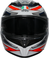 K3 Helmet - Space - Matte White/Red Fluo - XL