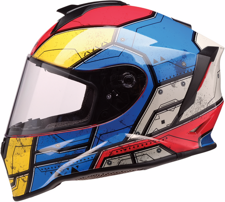 Youth Warrant 2.0 Helmet - Sentinel - Blue/Yellow - Small