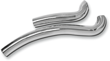 Sweeper Heat Shields - Chrome 1986 - 2013
