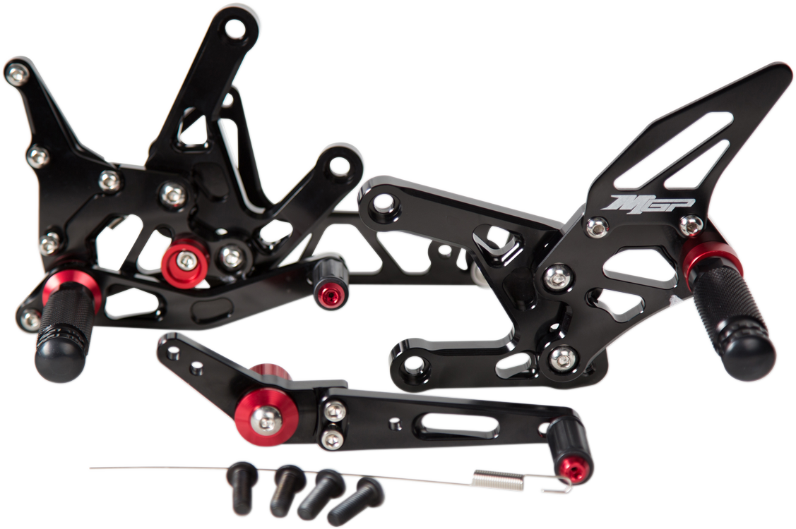 MGP Rearset - Black - Yamaha 2015 - 2022