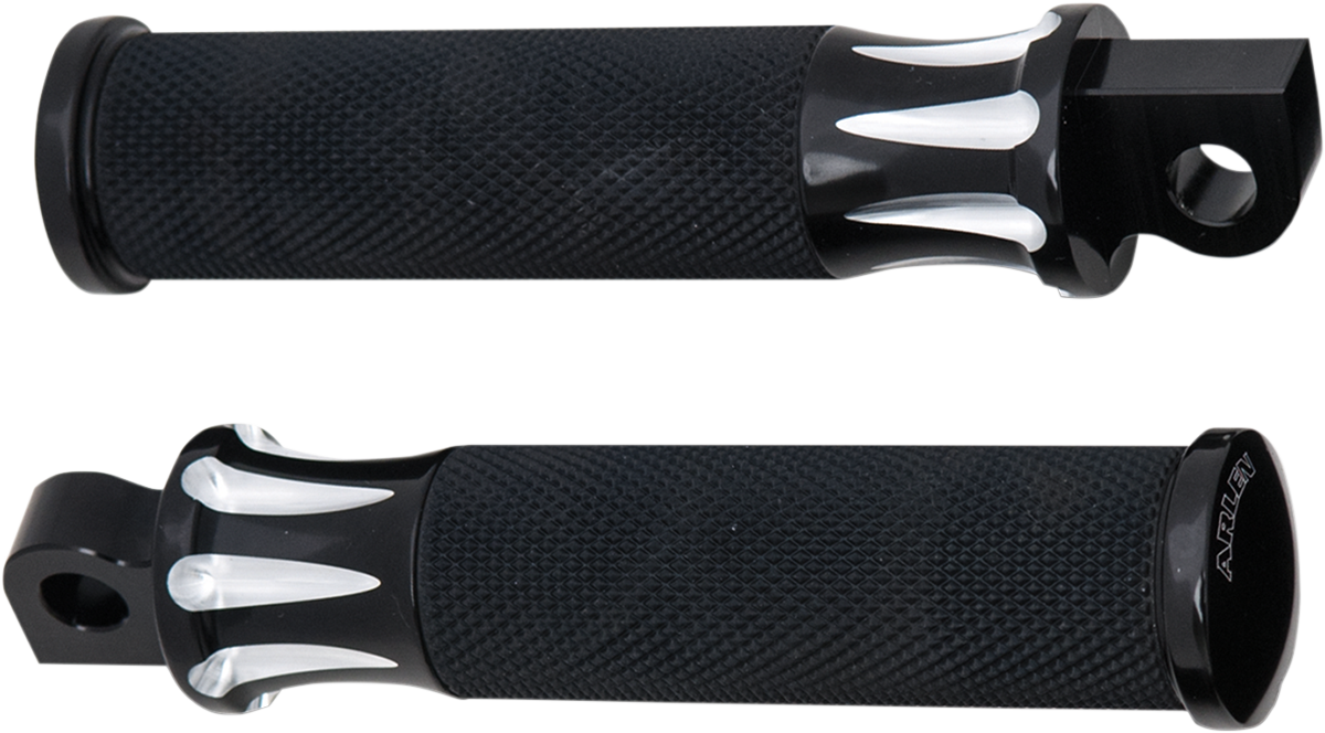 Footpegs - Deep Cut - Black