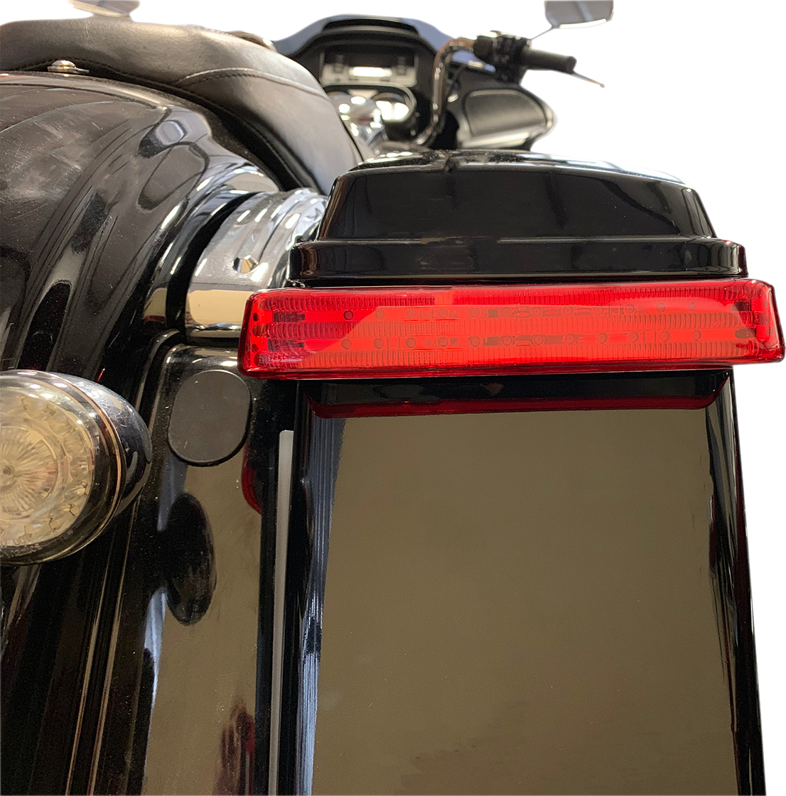 Saddlebag LED Lights - Sequential - Chrome/Red 2010 - 2013