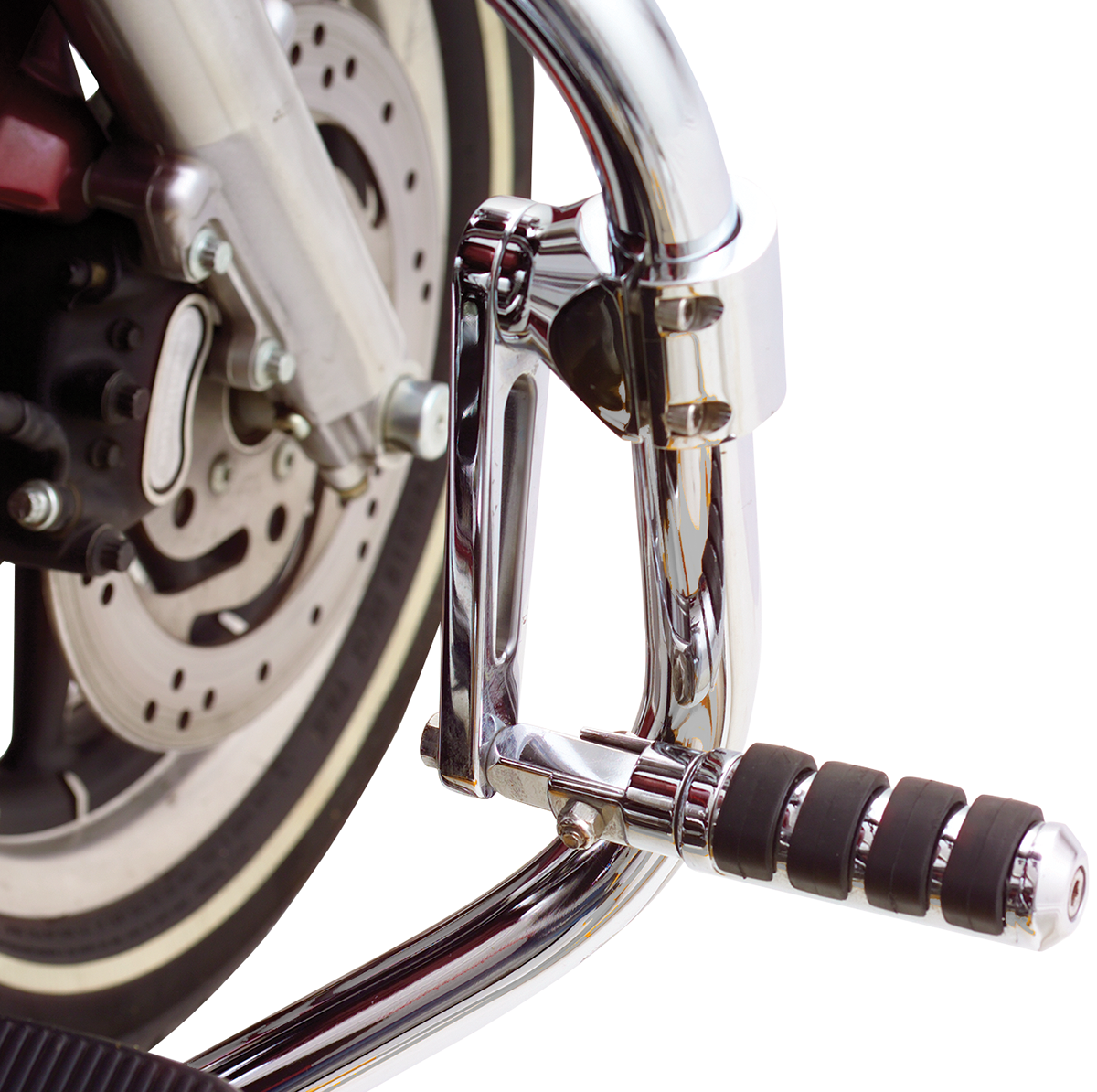 Adjustable Highway Peg Mounts - 1-1/4\" - Chrome